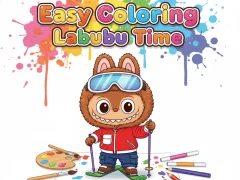 თამაში Easy Coloring Labubu Time ონლაინ
