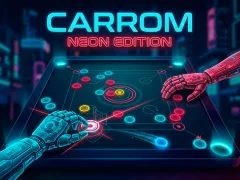 თამაში Carrom Neon Edition ონლაინ