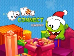 თამაში Om Nom Connect Christmas ონლაინ