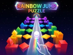 თამაში Rainbow Jump Puzzle ონლაინ