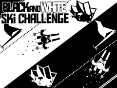 თამაში Black and White Ski Challenge ონლაინ