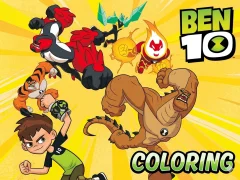 თამაში Ben 10 Coloring ონლაინ