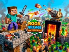 თამაში Noob Village Tower Defense ონლაინ
