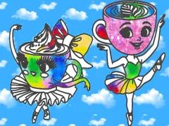 თამაში Coloring Book for kids: Ballerina Cappuccina ონლაინ