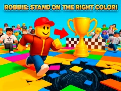 თამაში Robbie: Stand on the Right Color! ონლაინ