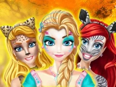 თამაში Face Painting Central Park ონლაინ