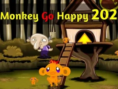 თამაში Monkey Go Happy Stage 202 ონლაინ