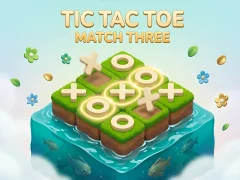 თამაში Tic Tac Toe: Match Three ონლაინ