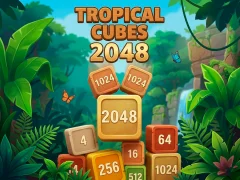 თამაში Tropical Cubes 2048 ონლაინ