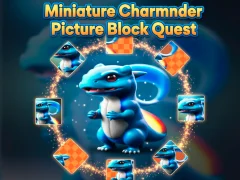 თამაში Miniature Charmander Picture Block Quest ონლაინ