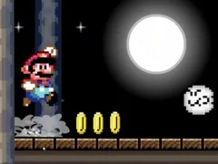 თამაში Super Mario Flash Halloween Version ონლაინ