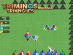 თამაში Triminos Dominoes Triangles ონლაინ
