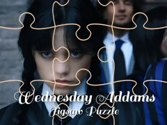 თამაში Wednesday Addams Jigsaw Puzzle ონლაინ