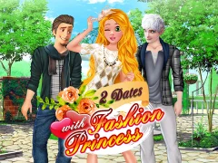 თამაში 2 Dates with Fashion Princess ონლაინ