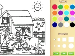 თამაში Farm Coloring Book For Kids ონლაინ