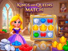 თამაში Kings and Queens Match ონლაინ