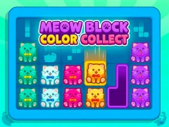 თამაში Meow Block: Color Collect ონლაინ