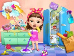თამაში Sweet Baby Girl Cleanup Messy House ონლაინ