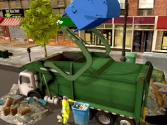თამაში Town Clean Garbage Truck ონლაინ