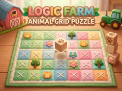 თამაში Logic Farm: Animal Grid Puzzle ონლაინ