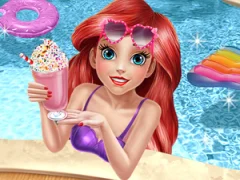თამაში Mermaid Princess Pool Time ონლაინ