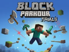 თამაში Block Parkour Trials ონლაინ