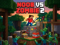 თამაში Noob vs Zombie 2 ონლაინ