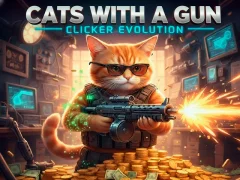 თამაში Cats with a Gun Clicker Evolution ონლაინ