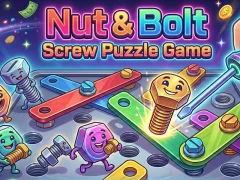 თამაში Nut & Bolt Screw Puzzle Game ონლაინ