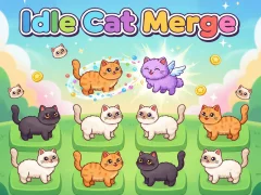 თამაში Idlle Cat Merge ონლაინ