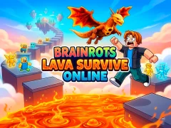 თამაში Brainrots Lava Survive Online ონლაინ