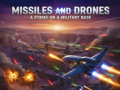 თამაში Missiles and Drones: A Strike On A Military Base ონლაინ