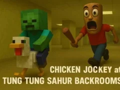 თამაში Chicken Jockey at Tung Tung Sahur Backrooms ონლაინ