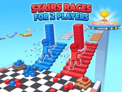 თამაში Stairs Races For 2 Players ონლაინ
