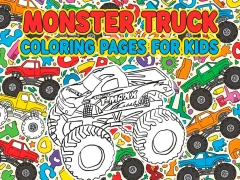 თამაში Monster Truck Coloring Pages For Kids ონლაინ