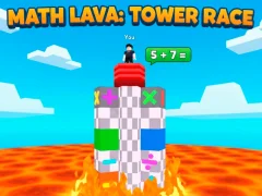 თამაში Math Lava: Tower Race ონლაინ
