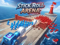 თამაში Stick Roll Arena ონლაინ
