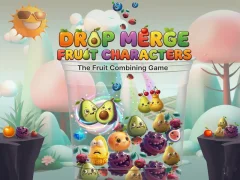 თამაში Drop Merge Fruit Characters ონლაინ