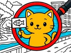 თამაში Find The Cat Cat Search ონლაინ