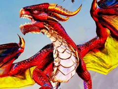 თამაში Flying Dragon City Attack ონლაინ
