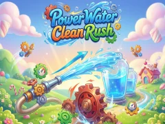 თამაში Power Water Clean Rush ონლაინ