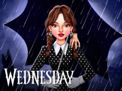 თამაში Celebrity Wednesday Addams Style ონლაინ