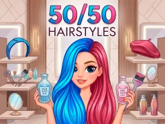 თამაში 50/50 Hairstyles ონლაინ