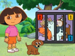 თამაში Dora The explorer Dora's Puppy Adventure ონლაინ