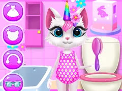 თამაში Kitty Unicorn Daily Care ონლაინ