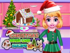 თამაში Christmas House Cake Recipe ონლაინ