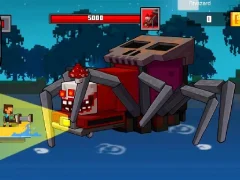თამაში Pirate Block Craft Monster Shooter ონლაინ