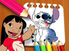 თამაში Lilo and Stitch Coloring Book ონლაინ