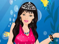 თამაში Barbie Mermaid Dressup ონლაინ