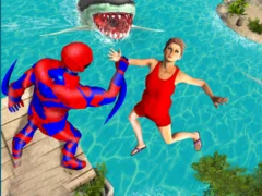 თამაში Superhero Police Speed Hero Rescue Mission ონლაინ